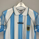 Shop 1996 ARGENTINA HOME SHIRT (S) ADIDAS, classic football shirts, vintage football shirts & retro soccer jerseys at Cult Kits