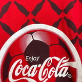 1996 COCA COLA EUROS T - SHIRT (S) OM - Cult Kits - Small - Buy Vintage Football Shirts, Authentic Retro Football Shirts For Sale, Classic Football Shirts & Soccer Jersey