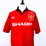 Buy 1996 MANCHESTER UNITED BECKHAM 24 *MATCH PREPARED *FA CUP FINAL* HOME SHIRT (XL) UMBRO ~ Free worldwide shipping available ~ Authentic Vintage Football Shirts from Cult Kits