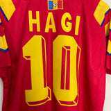 Shop 1996 ROMANIA HAGI #10 AWAY SHIRT (L) ADIDAS, classic football shirts, vintage football shirts & retro soccer jerseys at Cult Kits