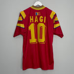 Shop 1996 ROMANIA HAGI #10 AWAY SHIRT (L) ADIDAS, classic football shirts, vintage football shirts & retro soccer jerseys at Cult Kits