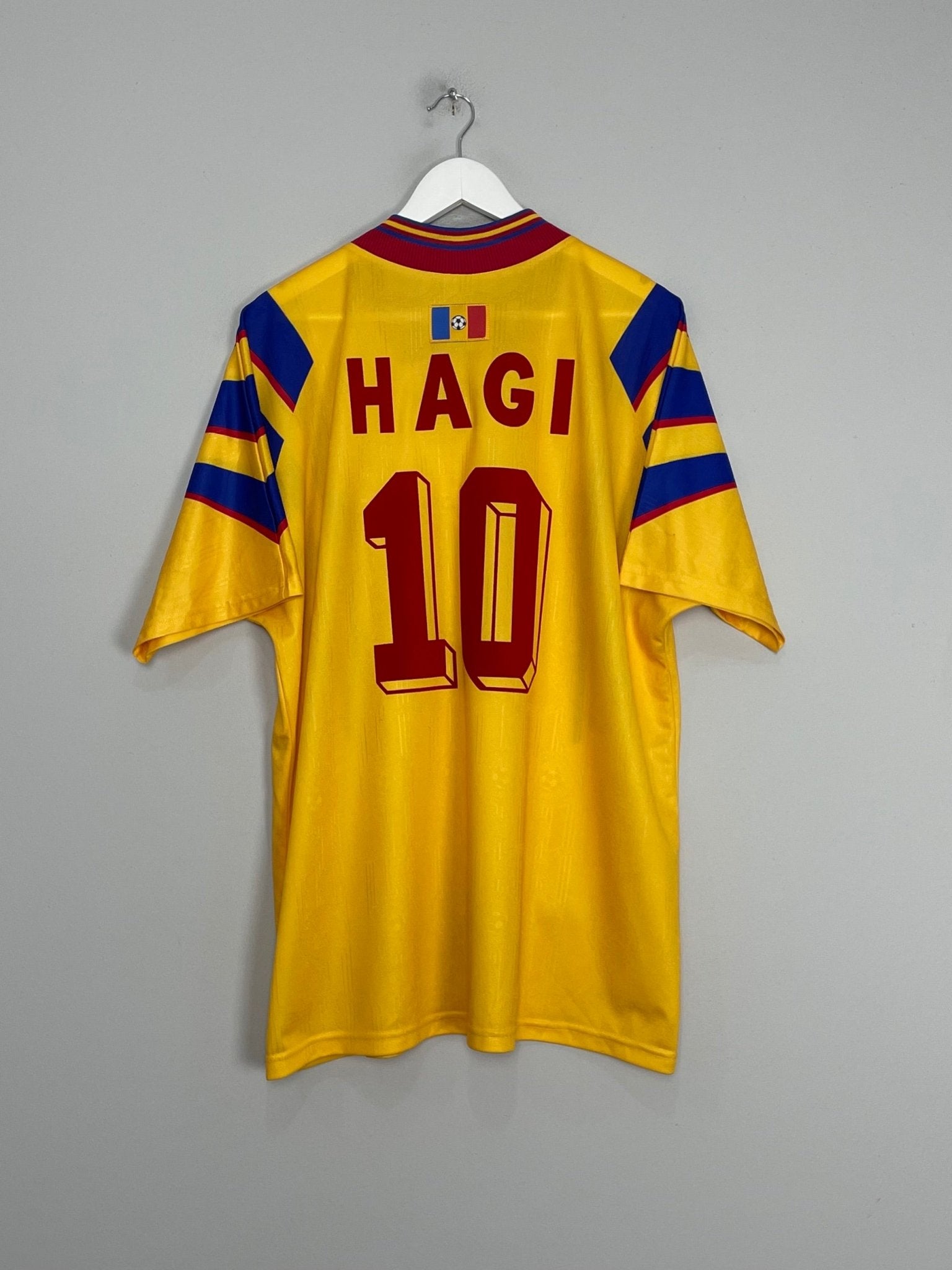 1996 ROMANIA HAGI #10 HOME SHIRT (XL) ADIDAS – Cult Kits