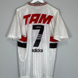 1996 SAO PAULO 7 HOME SHIRT (L) ADIDAS - Cult Kits - Large - Buy Vintage Football Shirts, Authentic Retro Football Shirts For Sale, Classic Football Shirts & Soccer Jersey