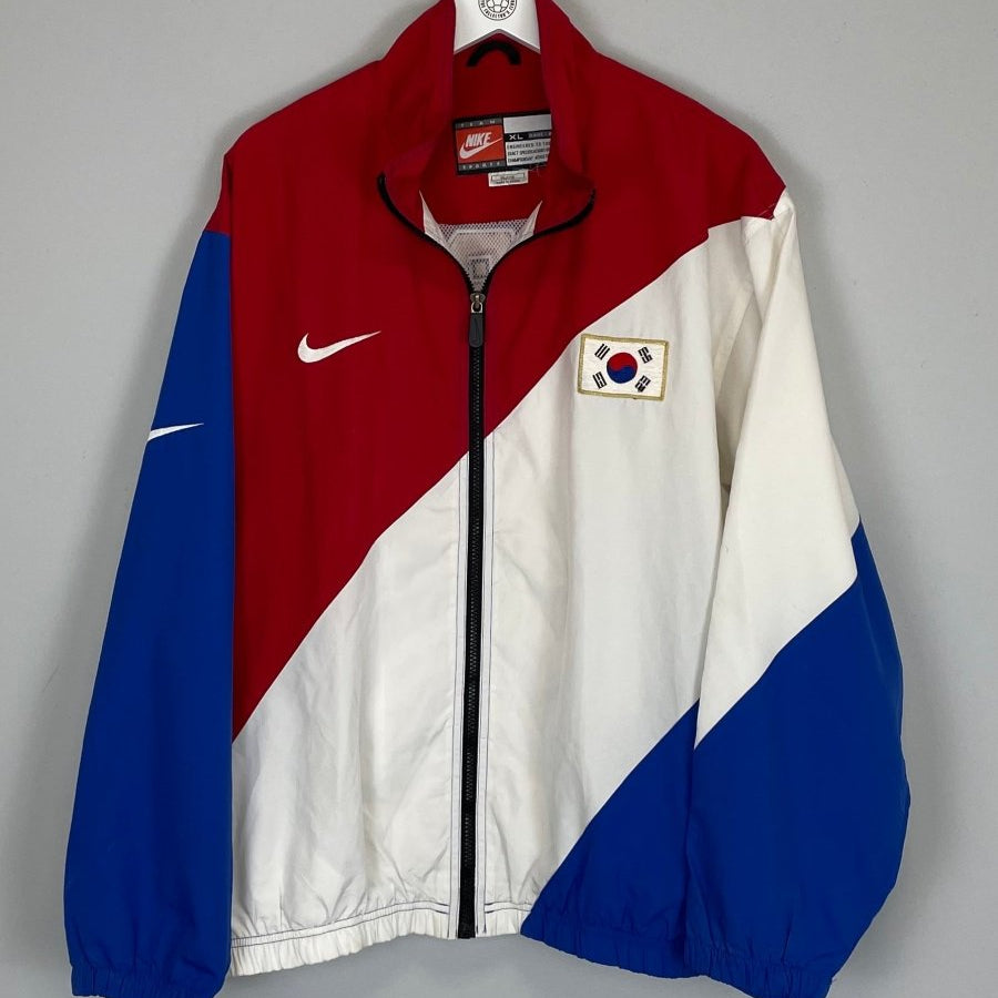 1996 SOUTH KOREA TRACK JACKET (XL) NIKE - Cult Kits - XL - Buy Vintage Football Shirts, Authentic Retro Football Shirts For Sale, Classic Football Shirts & Soccer Jersey