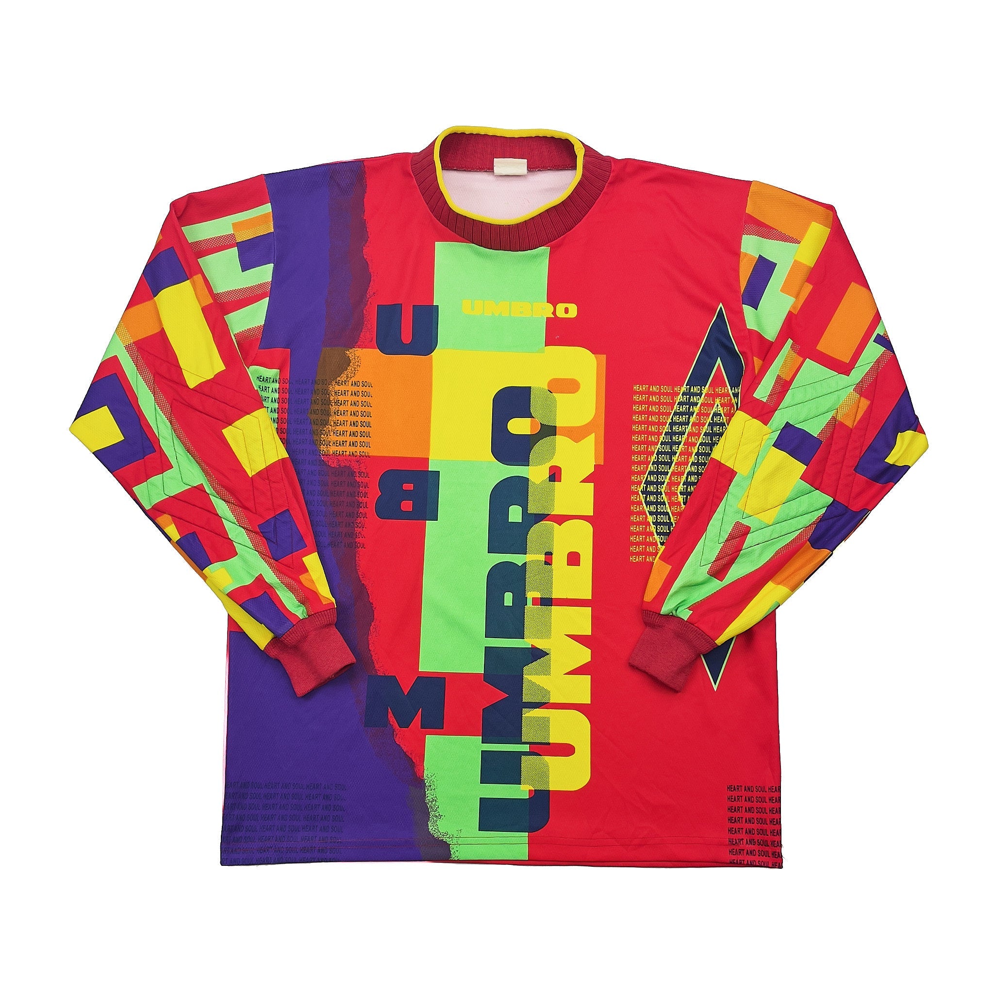 Buy 1996 Umbro Template (England) GK Shirt (XL) Umbro ~ Free worldwide shipping available ~ Authentic Vintage Football Shirts from Cult Kits