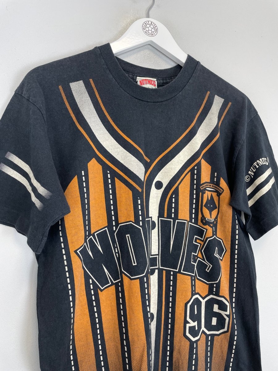 1996 WOLVES T - SHIRT (M) NUTMEG - Cult Kits - Medium - Buy Vintage Football Shirts, Authentic Retro Football Shirts For Sale, Classic Football Shirts & Soccer Jersey