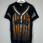 1996 WOLVES T - SHIRT (M) NUTMEG - Cult Kits - Medium - Buy Vintage Football Shirts, Authentic Retro Football Shirts For Sale, Classic Football Shirts & Soccer Jersey