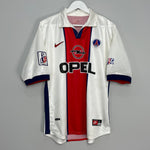 Shop 1996/1998 PSG OKOCHA #10 AWAY SHIRT (L) NIKE, classic football shirts, vintage football shirts & retro soccer jerseys at Cult Kits