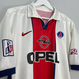 Shop 1996/1998 PSG OKOCHA #10 AWAY SHIRT (L) NIKE, classic football shirts, vintage football shirts & retro soccer jerseys at Cult Kits