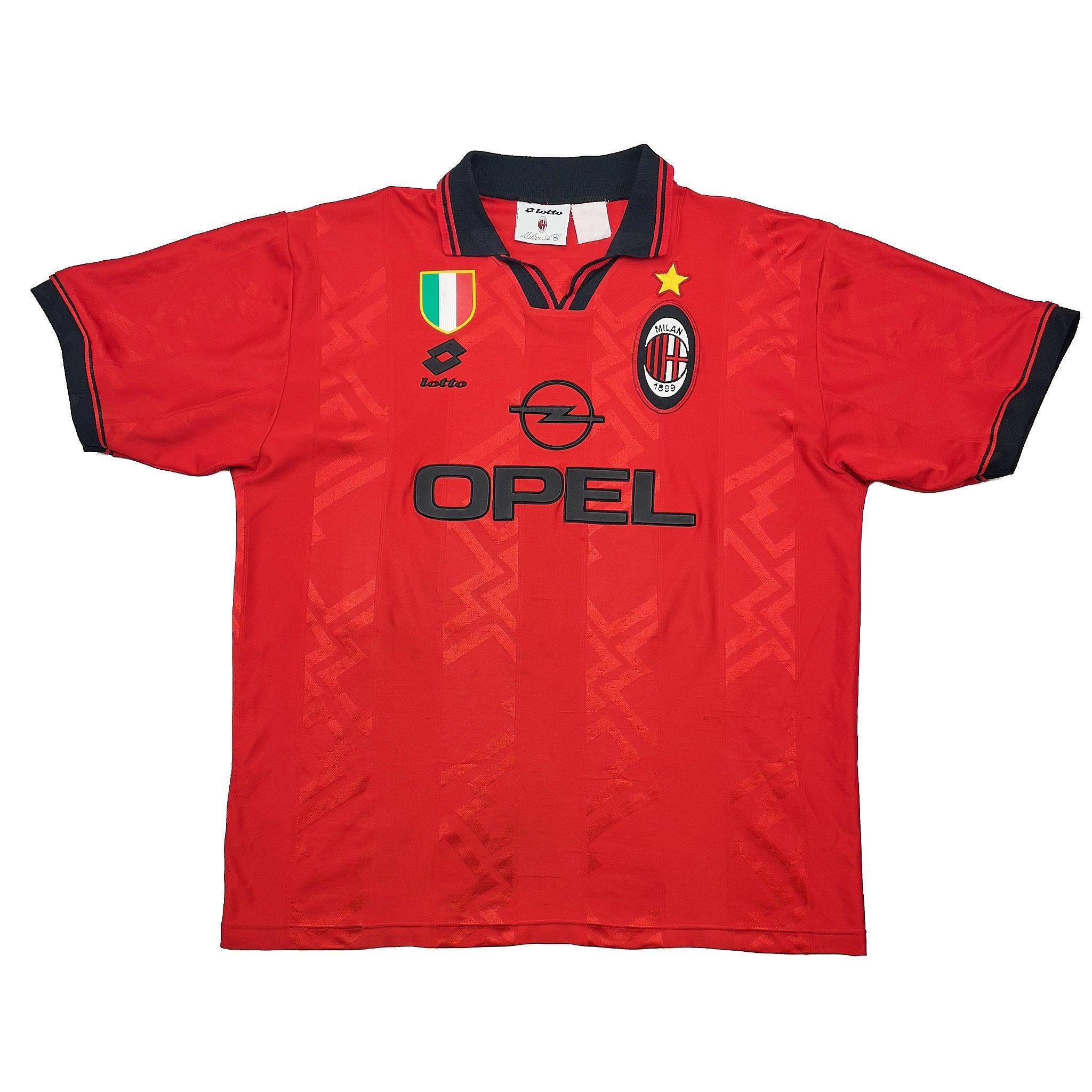Buy 1996/97 AC Milan Baggio 18 Fourth Shirt (XL) Lotto ~ Free worldwide shipping available ~ Authentic Vintage Football Shirts from Cult Kits