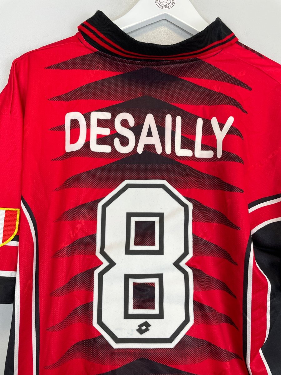 1996/97 AC MILAN DESAILLY 8 TRAINING SHIRT (M) LOTTO - Cult Kits - Medium - Buy Vintage Football Shirts, Authentic Retro Football Shirts For Sale, Classic Football Shirts & Soccer Jersey