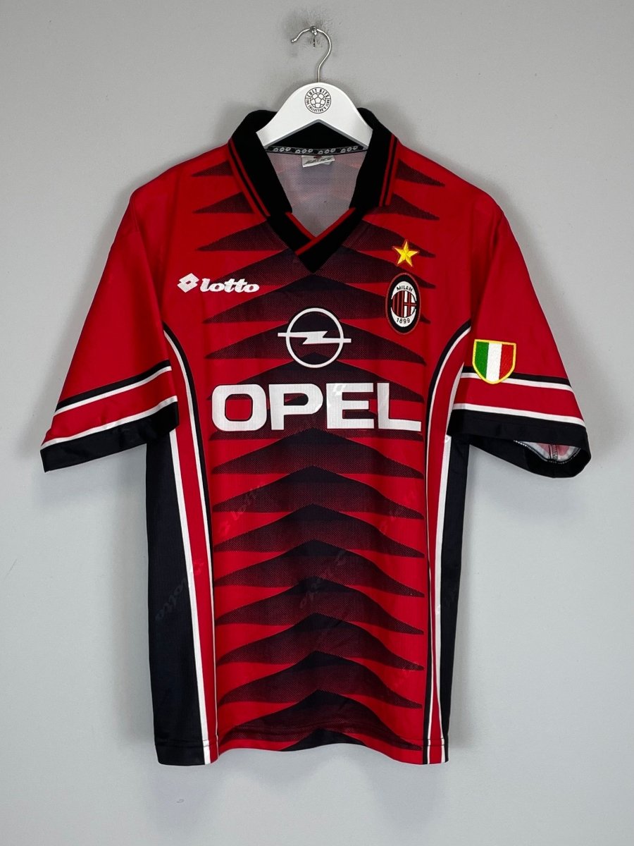 1996/97 AC MILAN DESAILLY 8 TRAINING SHIRT (M) LOTTO - Cult Kits - Medium - Buy Vintage Football Shirts, Authentic Retro Football Shirts For Sale, Classic Football Shirts & Soccer Jersey