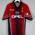 1996/97 AC MILAN DESAILLY 8 TRAINING SHIRT (M) LOTTO - Cult Kits - Medium - Buy Vintage Football Shirts, Authentic Retro Football Shirts For Sale, Classic Football Shirts & Soccer Jersey