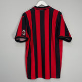Shop 1996/97 AC MILAN HOME SHIRT (XL) LOTTO, classic football shirts, vintage football shirts & retro soccer jerseys at Cult Kits