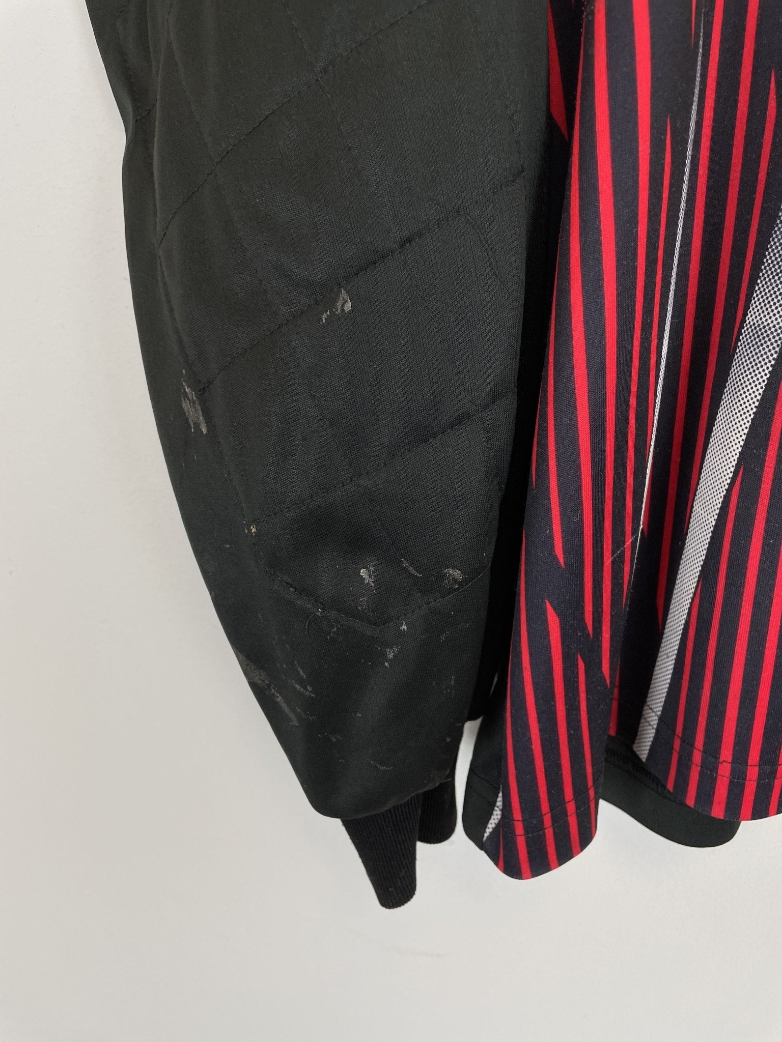 Shop 1996/97 AC MILAN ROSSI #1 GK SHIRT (M) LOTTO, classic football shirts, vintage football shirts & retro soccer jerseys at Cult Kits