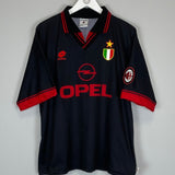 1996/97 AC MILAN THIRD SHIRT (L) LOTTO - Cult Kits - Large - Buy Vintage Football Shirts, Authentic Retro Football Shirts For Sale, Classic Football Shirts & Soccer Jersey