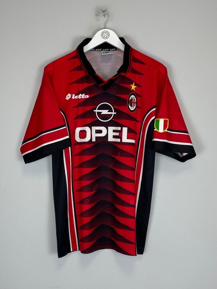 1996/97 AC MILAN TRAINING SHIRT (L) LOTTO - Cult Kits - Large - Buy Vintage Football Shirts, Authentic Retro Football Shirts For Sale, Classic Football Shirts & Soccer Jersey