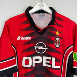 1996/97 AC MILAN TRAINING SHIRT (L) LOTTO - Cult Kits - Large - Buy Vintage Football Shirts, Authentic Retro Football Shirts For Sale, Classic Football Shirts & Soccer Jersey