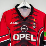 1996/97 AC MILAN TRAINING SHIRT (L) LOTTO - Cult Kits - Large - Buy Vintage Football Shirts, Authentic Retro Football Shirts For Sale, Classic Football Shirts & Soccer Jersey