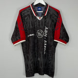 Shop 1996/97 AJAX AWAY SHIRT (XL) UMBRO, classic football shirts, vintage football shirts & retro soccer jerseys at Cult Kits