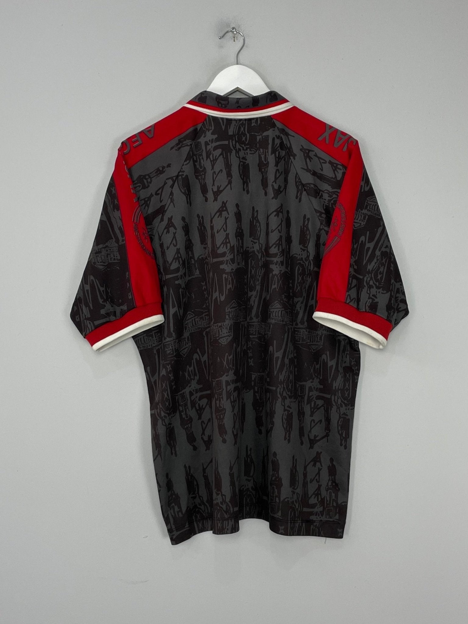 Shop 1996/97 AJAX AWAY SHIRT (XL) UMBRO, classic football shirts, vintage football shirts & retro soccer jerseys at Cult Kits