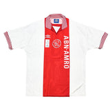 Buy 1996/97 Ajax Babangida 7 *BNWOT* Home Shirt (XL) Umbro ~ Free worldwide shipping ~ Authentic Vintage Football Shirts from Cult Kits