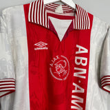 Shop 1996/97 AJAX HOME SHIRT (L) UMBRO, classic football shirts, vintage football shirts & retro soccer jerseys at Cult Kits