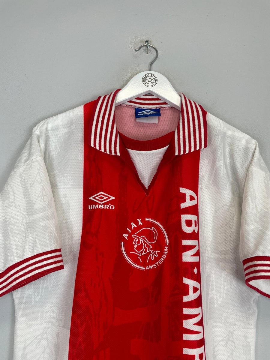 1996/97 AJAX HOME SHIRT (M) UMBRO - Cult Kits - Medium - Buy Vintage Football Shirts, Authentic Retro Football Shirts For Sale, Classic Football Shirts & Soccer Jersey