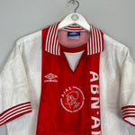 1996/97 AJAX HOME SHIRT (M) UMBRO - Cult Kits - Medium - Buy Vintage Football Shirts, Authentic Retro Football Shirts For Sale, Classic Football Shirts & Soccer Jersey