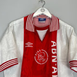 1996/97 AJAX HOME SHIRT (M) UMBRO - Cult Kits - Medium - Buy Vintage Football Shirts, Authentic Retro Football Shirts For Sale, Classic Football Shirts & Soccer Jersey