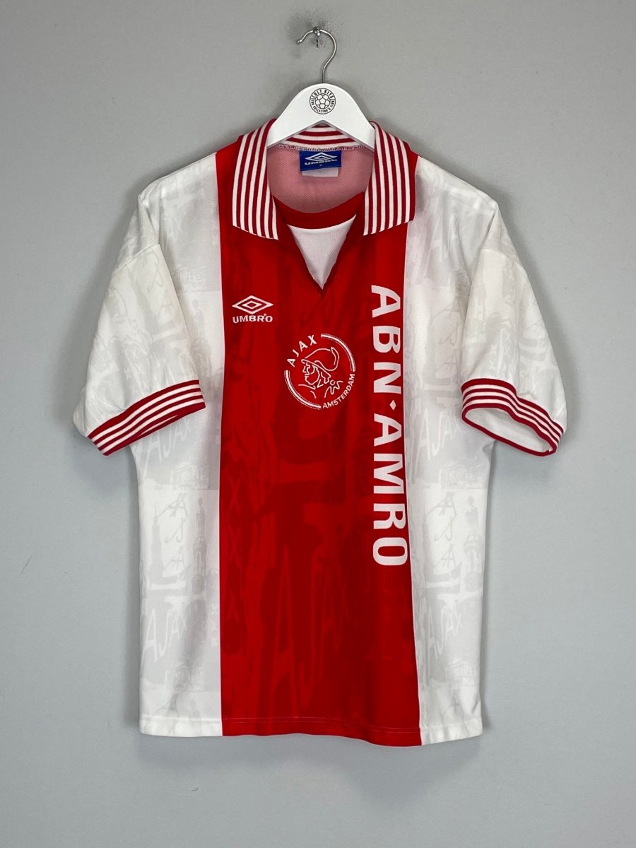 1996/97 AJAX HOME SHIRT (M) UMBRO - Cult Kits - Medium - Buy Vintage Football Shirts, Authentic Retro Football Shirts For Sale, Classic Football Shirts & Soccer Jersey