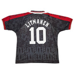 Buy 1996/97 Ajax Litmanen 10 Away Shirt (L) Umbro ~ Free worldwide shipping available ~ Authentic Vintage Football Shirts from Cult Kits