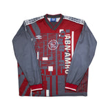 Buy 1996/97 Ajax L/S Training Shirt (XL) Umbro ~ Free worldwide shipping ~ Authentic Vintage Football Shirts from Cult Kits