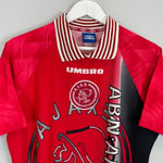 Shop 1996/97 AJAX TRAINING SHIRT (M) UMBRO, classic football shirts, vintage football shirts & retro soccer jerseys at Cult Kits
