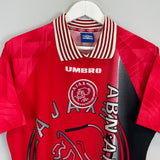 Shop 1996/97 AJAX TRAINING SHIRT (M) UMBRO, classic football shirts, vintage football shirts & retro soccer jerseys at Cult Kits