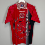 Shop 1996/97 AJAX TRAINING SHIRT (M) UMBRO, classic football shirts, vintage football shirts & retro soccer jerseys at Cult Kits