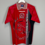 Shop 1996/97 AJAX TRAINING SHIRT (M) UMBRO, classic football shirts, vintage football shirts & retro soccer jerseys at Cult Kits