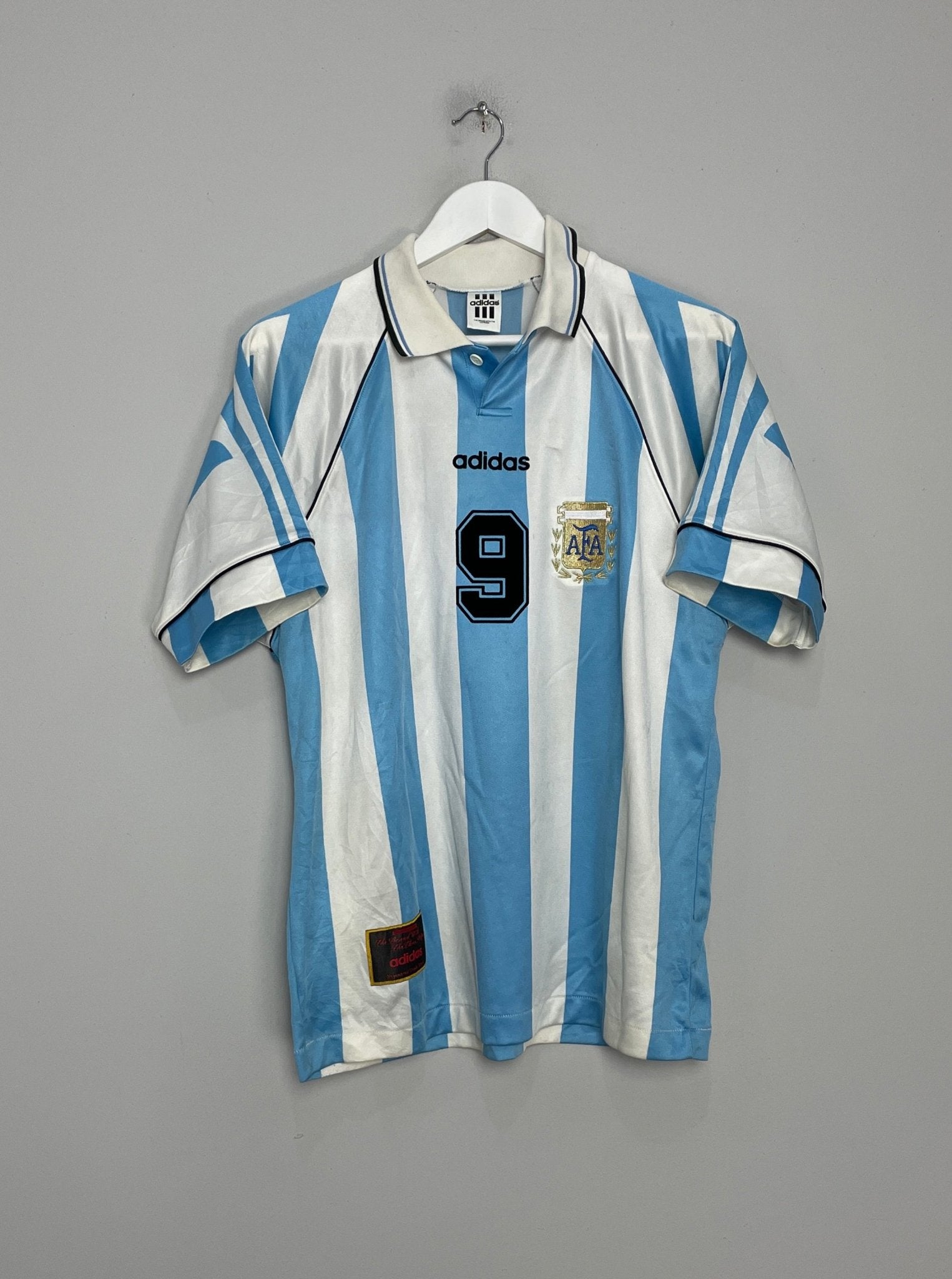 1996/97 ARGENTINA BATISTUTA #9 HOME SHIRT (M) ADIDAS – Cult Kits