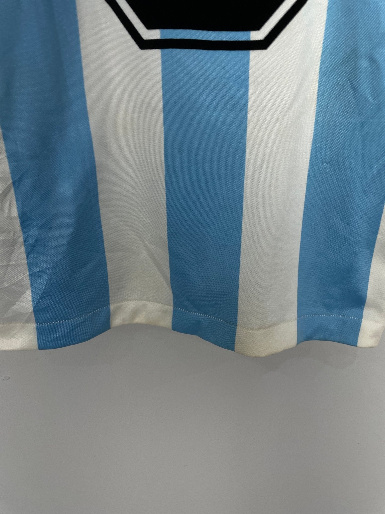 Shop 1996/97 ARGENTINA BATISTUTA #9 HOME SHIRT (M) ADIDAS, classic football shirts, vintage football shirts & retro soccer jerseys at Cult Kits