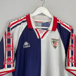 Shop 1996/97 ATHLETIC BILBAO AWAY SHIRT (L) KAPPA, classic football shirts, vintage football shirts & retro soccer jerseys at Cult Kits