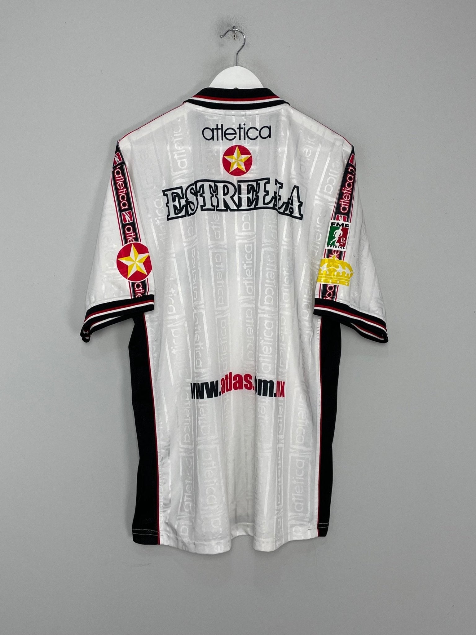 Shop 1996/97 ATLAS AWAY SHIRT (XL) ATLETICA, classic football shirts, vintage football shirts & retro soccer jerseys at Cult Kits