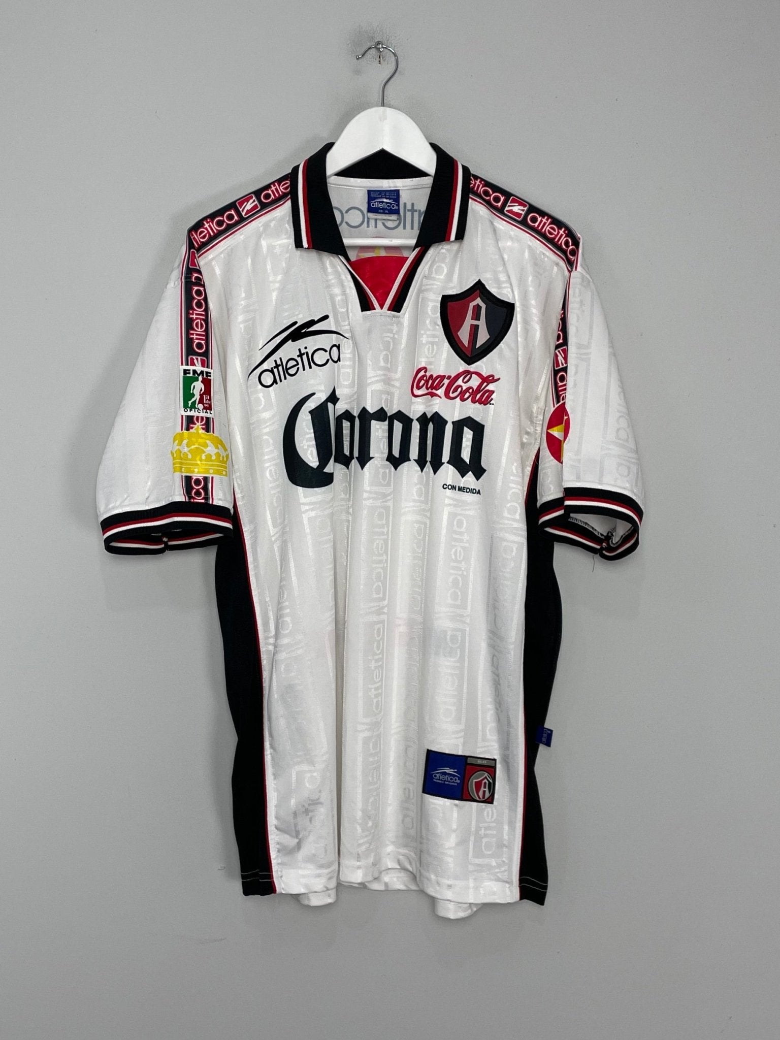 Shop 1996/97 ATLAS AWAY SHIRT (XL) ATLETICA, classic football shirts, vintage football shirts & retro soccer jerseys at Cult Kits