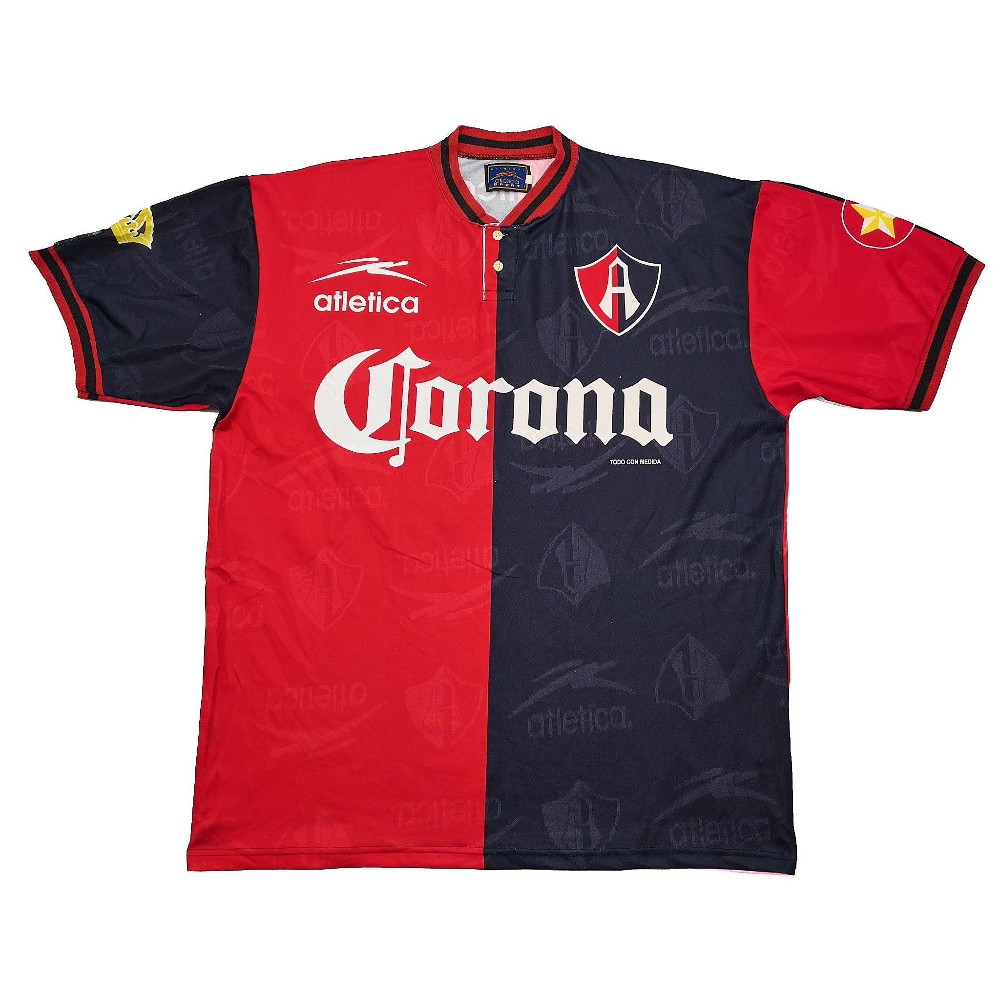 Buy 1996/97 Atlas Home Shirt (XL) Atletica ~ Free worldwide shipping available ~ Authentic Vintage Football Shirts from Cult Kits