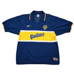 Buy 1996/97 Boca Juniors Maradona 10 Home Shirt (XL) Nike ~ Free worldwide shipping available ~ Authentic Vintage Football Shirts from Cult Kits