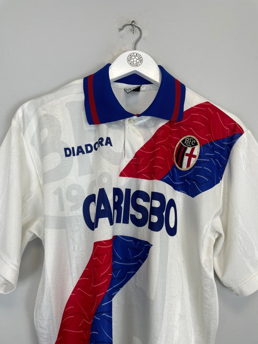 1996/97 BOLOGNA AWAY SHIRT (M) DIADORA - Cult Kits - Medium - Buy Vintage Football Shirts, Authentic Retro Football Shirts For Sale, Classic Football Shirts & Soccer Jersey
