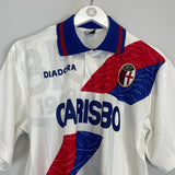 1996/97 BOLOGNA AWAY SHIRT (M) DIADORA - Cult Kits - Medium - Buy Vintage Football Shirts, Authentic Retro Football Shirts For Sale, Classic Football Shirts & Soccer Jersey