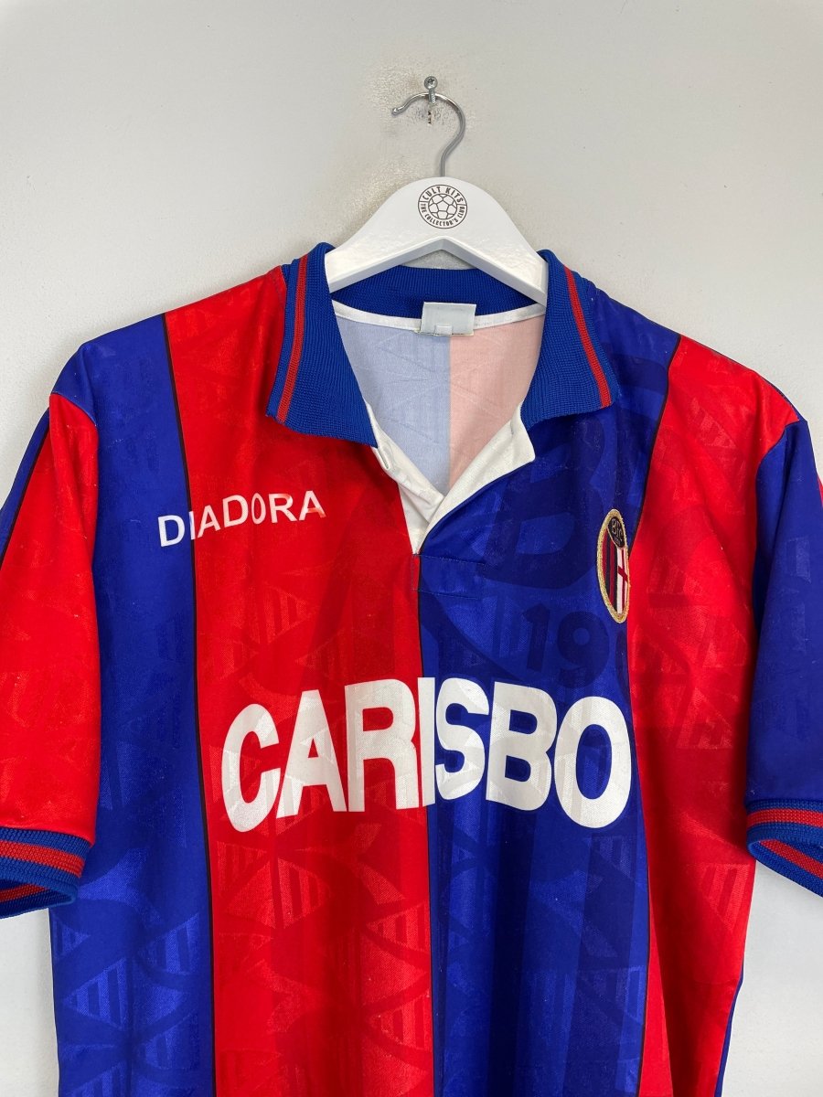 1996/97 BOLOGNA HOME SHIRT (L) DIADORA - Cult Kits - Large - Buy Vintage Football Shirts, Authentic Retro Football Shirts For Sale, Classic Football Shirts & Soccer Jersey