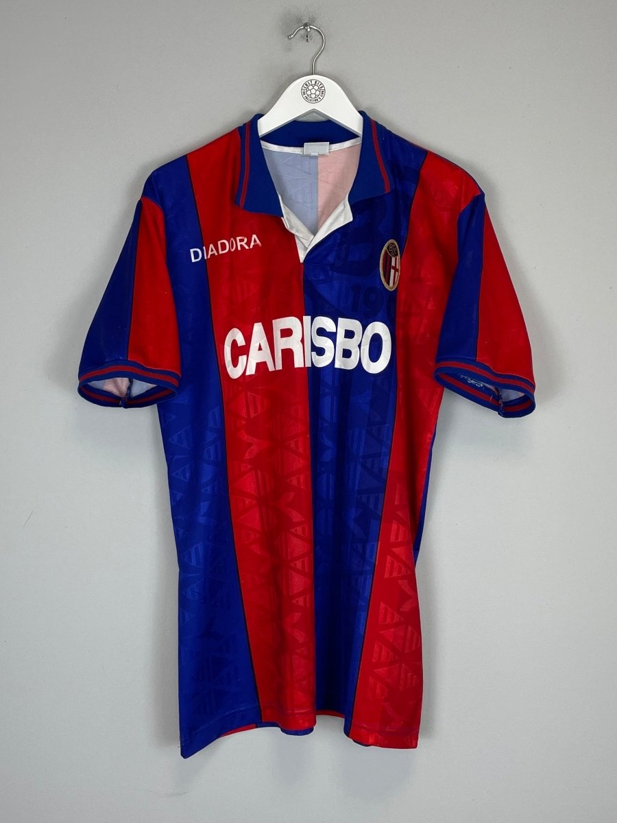1996/97 BOLOGNA HOME SHIRT (L) DIADORA - Cult Kits - Large - Buy Vintage Football Shirts, Authentic Retro Football Shirts For Sale, Classic Football Shirts & Soccer Jersey