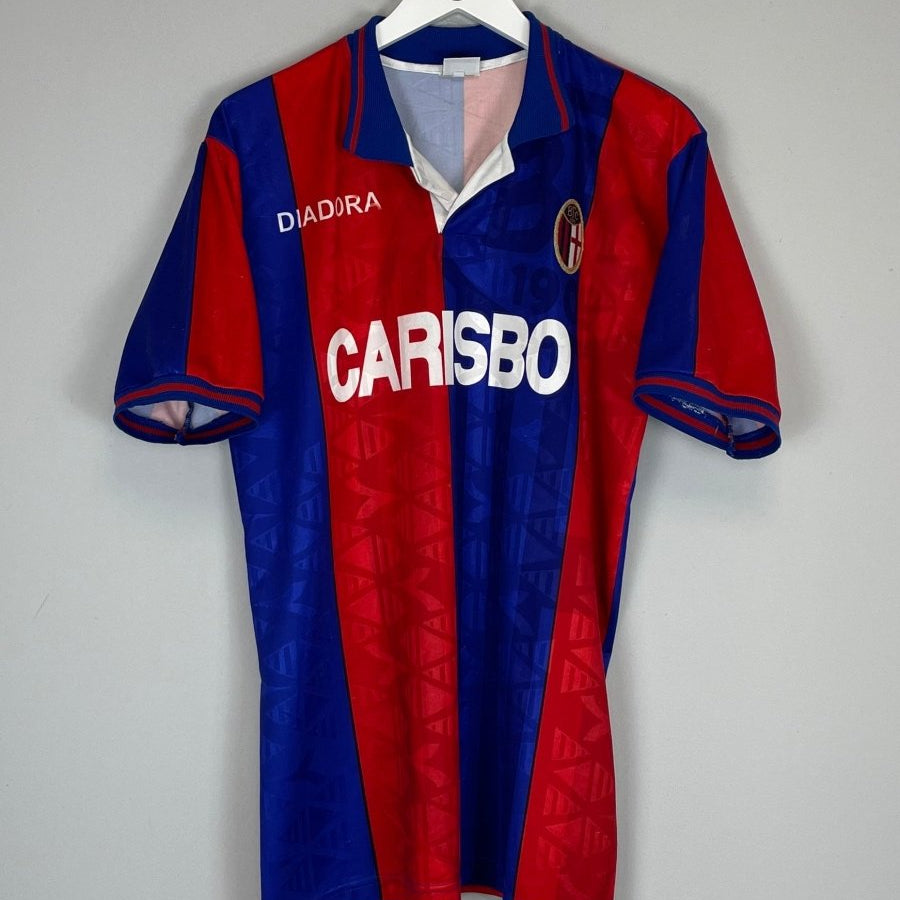 1996/97 BOLOGNA HOME SHIRT (L) DIADORA - Cult Kits - Large - Buy Vintage Football Shirts, Authentic Retro Football Shirts For Sale, Classic Football Shirts & Soccer Jersey