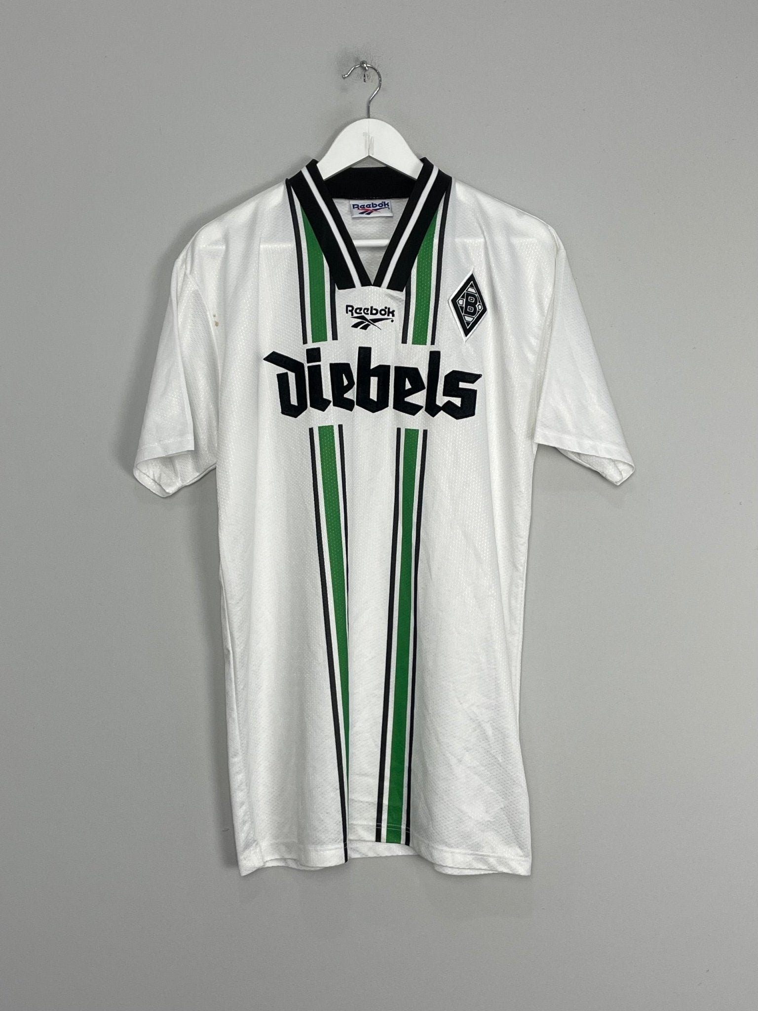 Shop 1996/97 BORUSSIA MONCHENGLADBACH HOME SHIRT (L) REEBOK, classic football shirts, vintage football shirts & retro soccer jerseys at Cult Kits